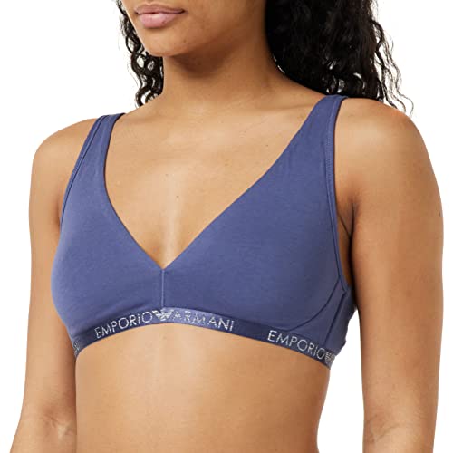 Emporio Armani Biustonosz damski typu bralette, dżinsowy, L