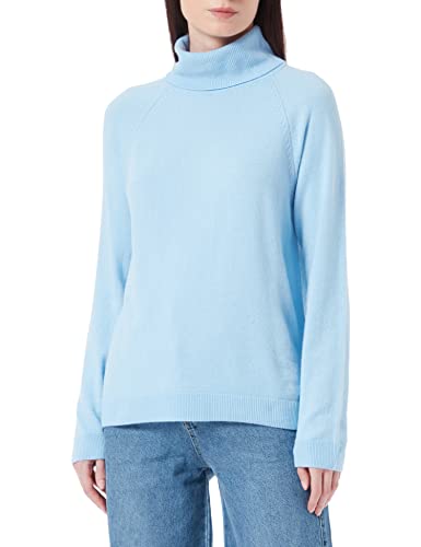 United Colors of Benetton Sweter damski, Jasnoniebieski, intensywny 20b, L