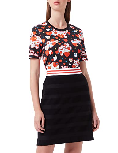 Love Moschino spódnica damska, Schwarz, 42