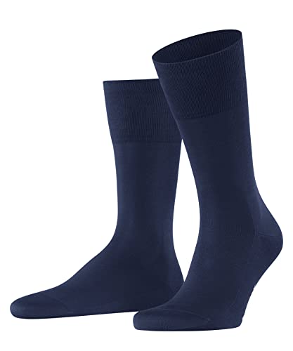 FALKE Mężczyźni Skarpety Tiago M SO Organiczna Bawełna jednokolorowe 1 Para, Niebieski (Royal Blue 6000), 39-40