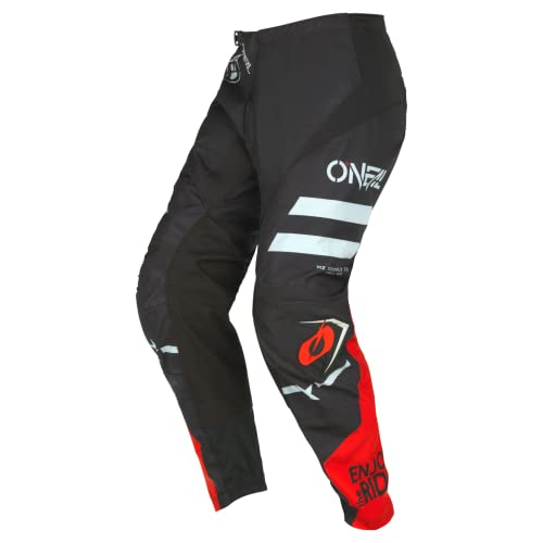 O'NEAL | Spodnie Motocross | Enduro MX | Maksymalna swoboda ruchów, lekka, oddychająca i wytrzymała konstrukcja | Element Squadron V.22 Pants | Dorośli | Black Grey | Rozmiar 38/54