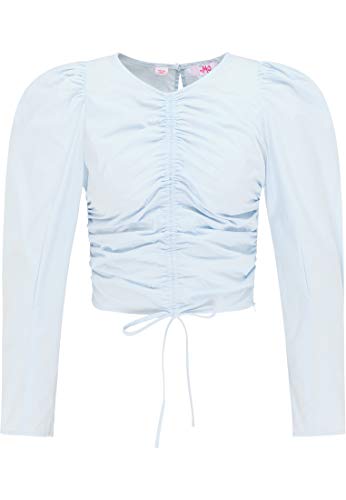 swirlie Bluzka damska, lodowy niebieski, XS