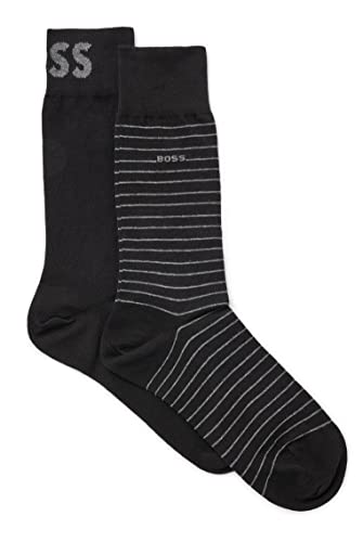 BOSS Męskie skarpety (2 sztuki), czarny (Black1), 43-46 EU