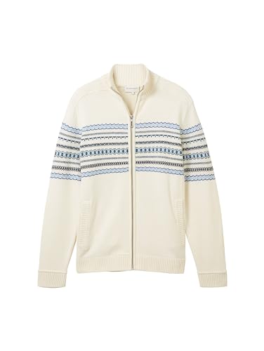 TOM TAILOR Męska kurtka z dzianiny, 18592 – Vintage Beige, XL