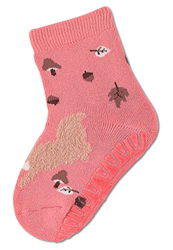 Sterntaler Baby-Mädchen FLI Soft Eichhörchen pończochy, różowe, Normal
