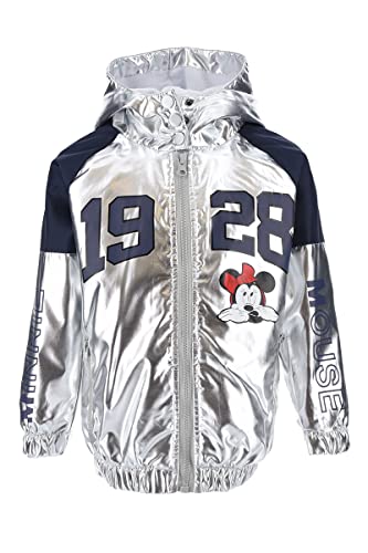 Disney Dziewczęca kurtka puchowa Blouson, Argenté, 4 Lata