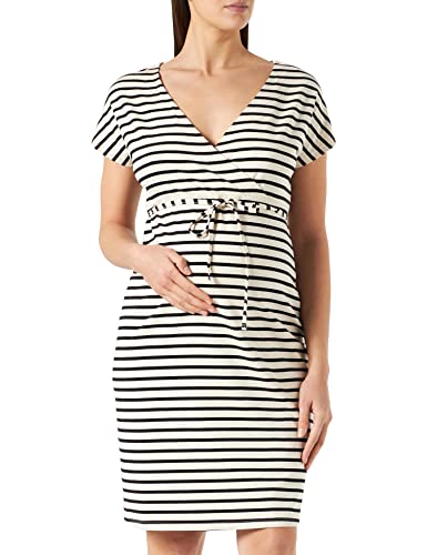 Noppies Sukienka damska z krótkim rękawem w paski Lantana, Black - P090, 34