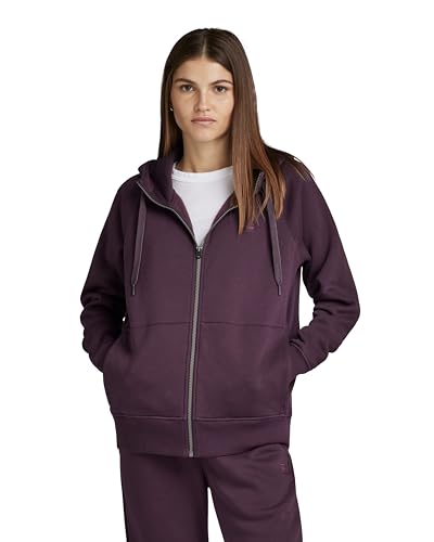 G-STAR RAW Damska bluza z kapturem Premium Core 2.1 Zip Thru, Fioletowy (Lt Maze D22727-c235-8880), XS
