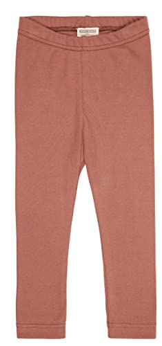 loud + proud Dziewczęce legginsy, spodnie z certyfikatem GOTS, nugat, 158/164