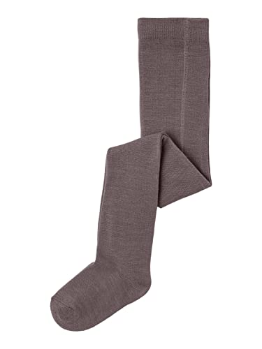 Bestseller A/S Dziewczęce NMFWAK Wool Pantyhose SOLID XXIII Rajstopy, Peppercorn, 104-110, Ziarenko pieprzu, 104/110 cm