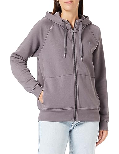 G-STAR RAW Damska bluza z kapturem Premium Core 2.1 Zip Thru, Szary (Rabbit D22727-c235-g077), XXS