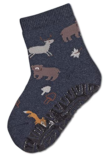 Sterntaler Unisex Baby FLI Soft Tiers skarpety dziecięce, niebieski melanż, 28