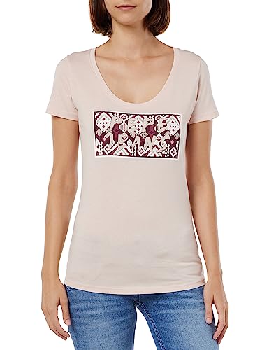 Pepe Jeans Damska koszulka Brandi, Różowy (Ash Rose), L