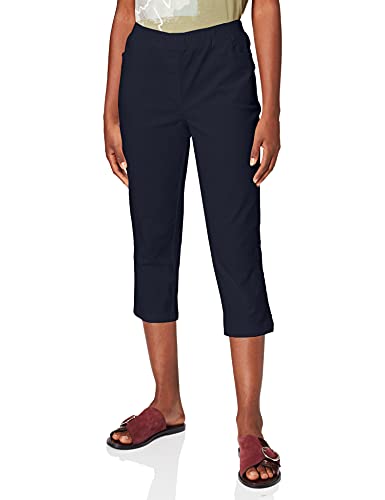 Damart Damskie spodnie Pantacourt Enfilable klasyczne, niebieski (Marine), 44 PL