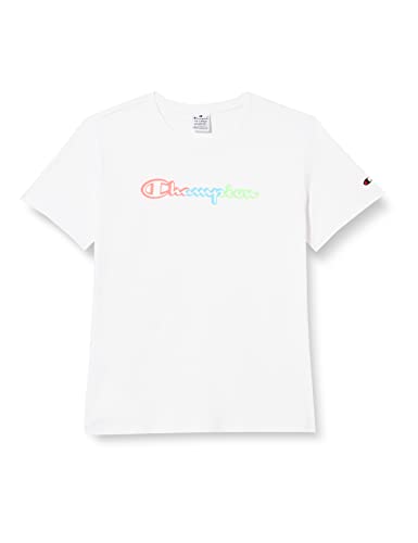 Champion Damska koszulka Legacy Color Ground Logo S/S, biała, M