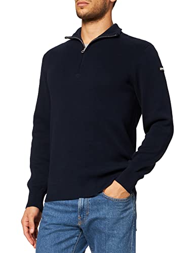 Schott NYC sweter męski, Granatowy, L