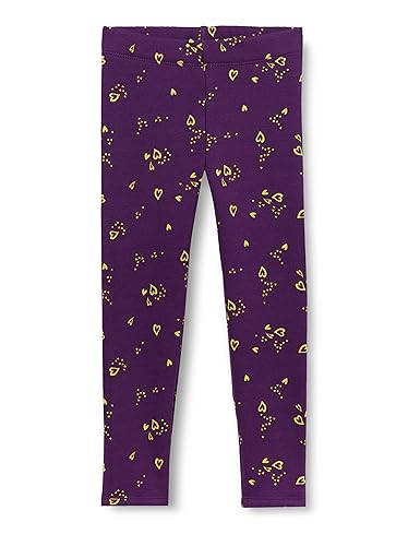 s.Oliver Dziewczęce legginsy z polaru, fioletowy, 128 cm