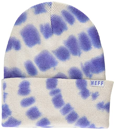 NEFF Męska czapka typu beanie z mankietami, Fioletowy Tie Dye, rozmiar uniwersalny