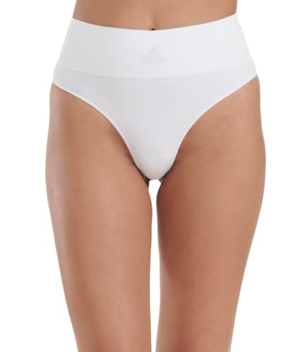adidas Damskie bezszwowe stringi, biały, L