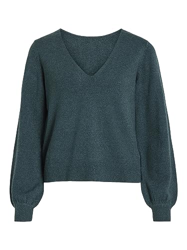 VIRIL REV dekolt w serek L/S Top – NOOS, Ponderosa Pine/Szczegóły: ciemny melanż, XXL