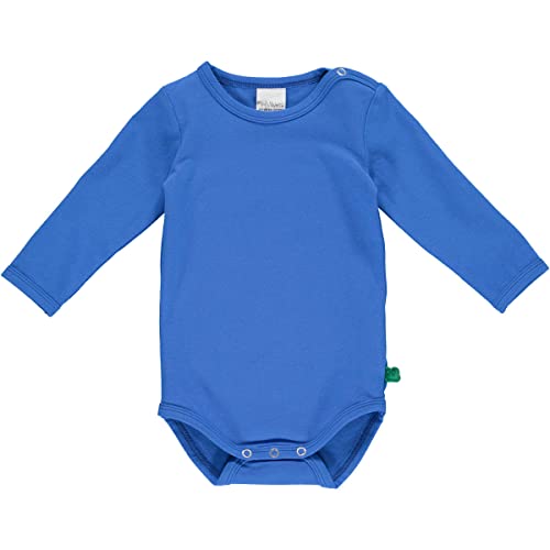 Fred's World by Green Cotton Body i śpioszki dla niemowląt Alfa L/S, niebieski (Victoria Blue), 92