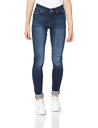 ONLY OnlBlush Life Mid dżinsy damskie skinny fit, niebieski (Dark Blue Denim), (XS) W / 30L