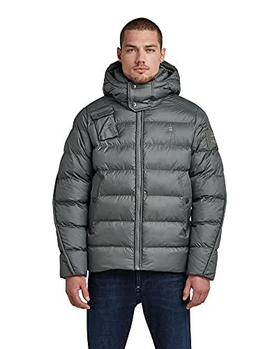 G-STAR RAW G- Whistler Padded Hooded, Kurtka Mężczyźni, szary (grafitowy B958-996), S
