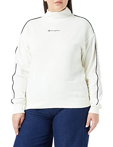 Champion Damska bluza z kapturem z miękkiego weluru, kremowy, XL