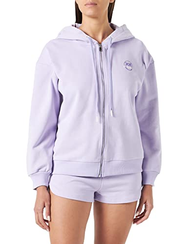 Pinko Damska koszula Gaio Giubbino Felpa Cotone St. Henley, Ya7_lilla - Sorbetto Chiaro, S