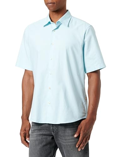 BOSS Rash 2 Regular -Fit męska koszula z bawełny Oxford, Open Blue461, S