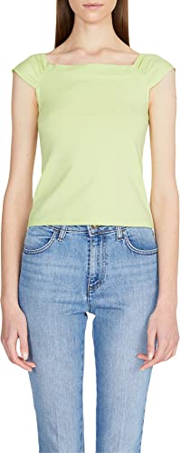 Sisley Womens Tank-TOP 3OQSLH00D T-shirt, żółty 3K0, S, żółty 3k0, S