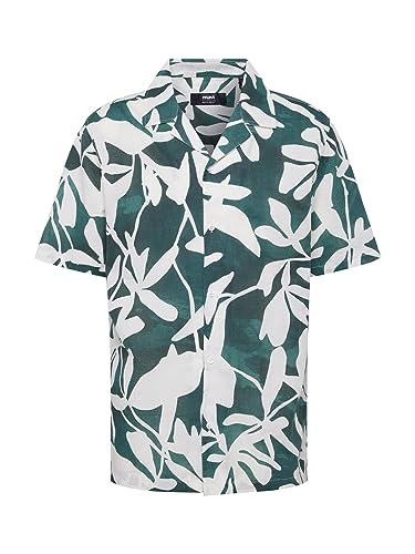 Mavi Męska koszula z nadrukiem, zielony, S