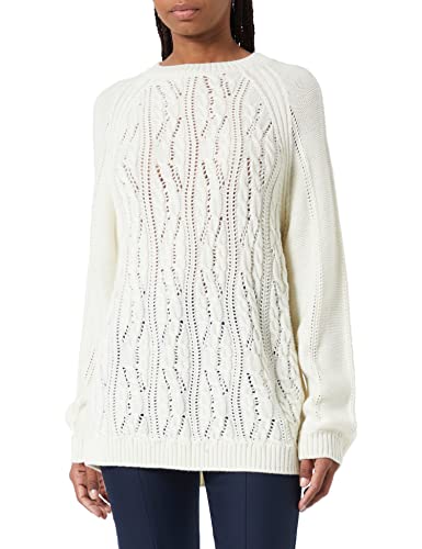 United Colors of Benetton Damska koszulka G/C M/L 127nd101z sweter, biała 674, S