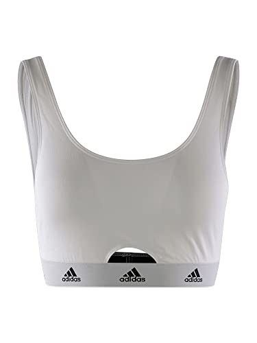 Adidas Sports Underwear Damski biustonosz Scoop Braletet, biały, XL (DE)