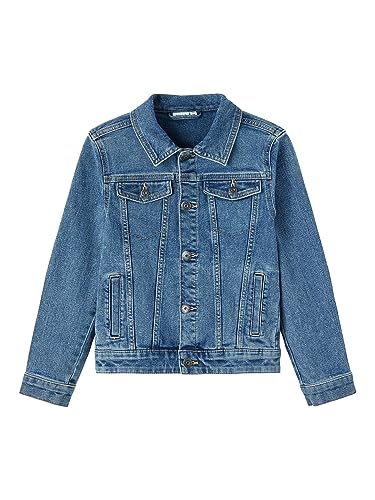 NAME IT Boy's NKMJACK DNM Jacket 2722-IO NOOS kurtka, Medium Blue Denim, 146, niebieski (medium blue denim), 146