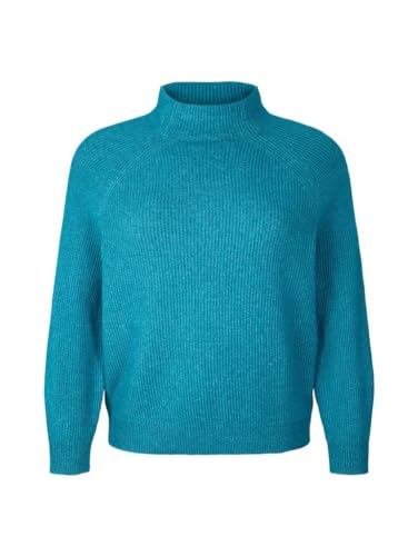 TOM TAILOR Damski Sweter ze stójką w rozmiarze plus size 1035821, 13222 - Pastel Teal, 50