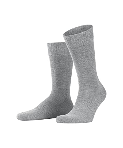 Esprit Skarpety męskie, funkcjonalne, 2 sztuki, miękkie, oddychające, szybkoschnące, grube, jednokolorowe, 2 pary, Szary (Grey Melange 3233), 43-46 EU