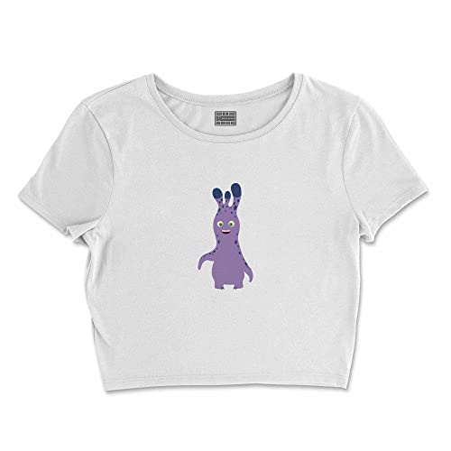Bona Basics, Damski T-shirt basic, z nadrukiem cyfrowym, 100 bawełny, biały, swobodny, damski top, rozmiar: M, biały, M