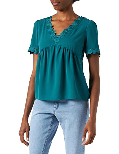 Naf Naf T-shirt damski, sukulenty, S