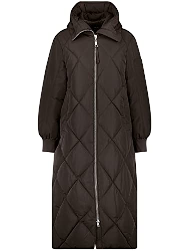 Taifun Damski płaszcz 250055-11653, niewełna, Oak, 38 (DE)