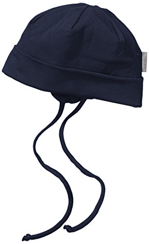 Sterntaler Dziewczęca czapka beanie z czapką przeciwsłoneczną, Niebieski (morski 300), Rozmiar Uniwersalny (Rozmiar Producenta: 39)
