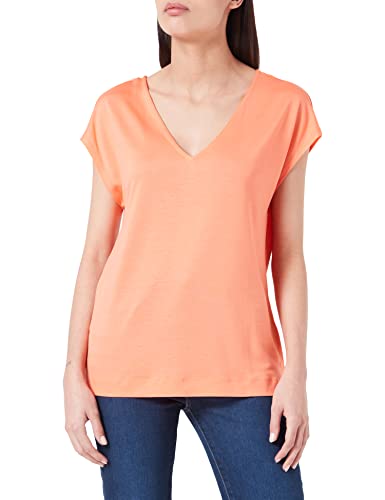 ESPRIT Collection Koszulka damska, 870 / Coral Orange, XL
