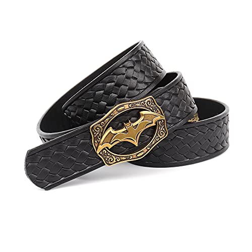 Anthoni Crown Unisex pasek skórzany pasek, czarny, 105