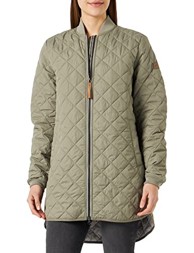 Camel Active Womenswear Damski płaszcz 310570/1F41 Coat, Sage, 38 (DE), Sage