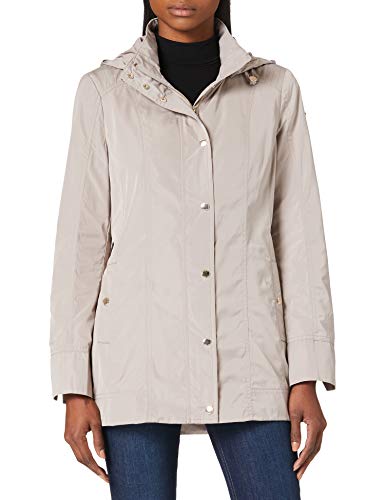 Geox Damska kurtka W Annya Coat-Heavy poliester, Marble Beige, 36 PL