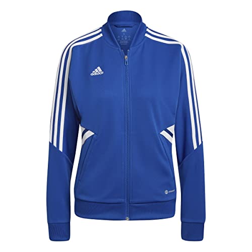 adidas Damska kurtka Con22 Tk JKT W, Team Royal Blue/White, L, Niebieski (team royal blue)/Bia?y, L