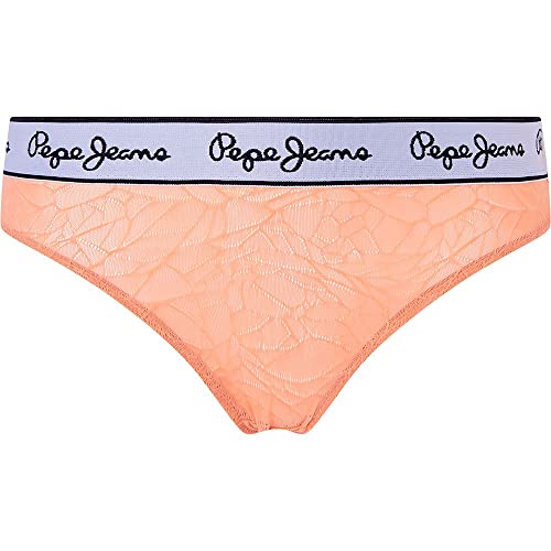 Pepe Jeans Mesh Stringi bielizna w stylu bikini dla kobiet, Wędkar, M