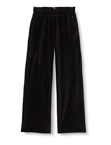 Tommy Hilfiger Damskie spodnie dresowe z szerokimi nogawkami, Czarny, XS