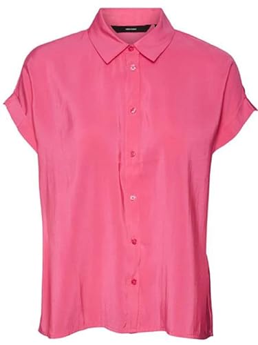 VERO MODA Vmgrace Ss Shirt WVN Ga koszula damska, różowy, S