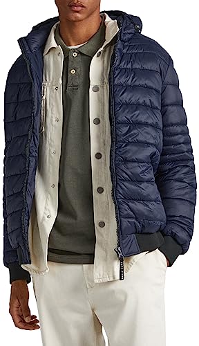 Pepe Jeans Kurtka męska Billy Puffer, Niebieski (Dulwich), S